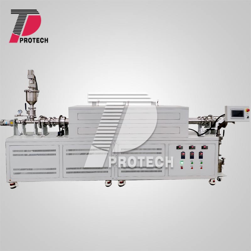 Вращающаяся трубчатая печь с вакуумом/атмосферой